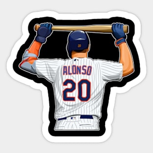 Pete Alonso #20 Bats Styles Sticker